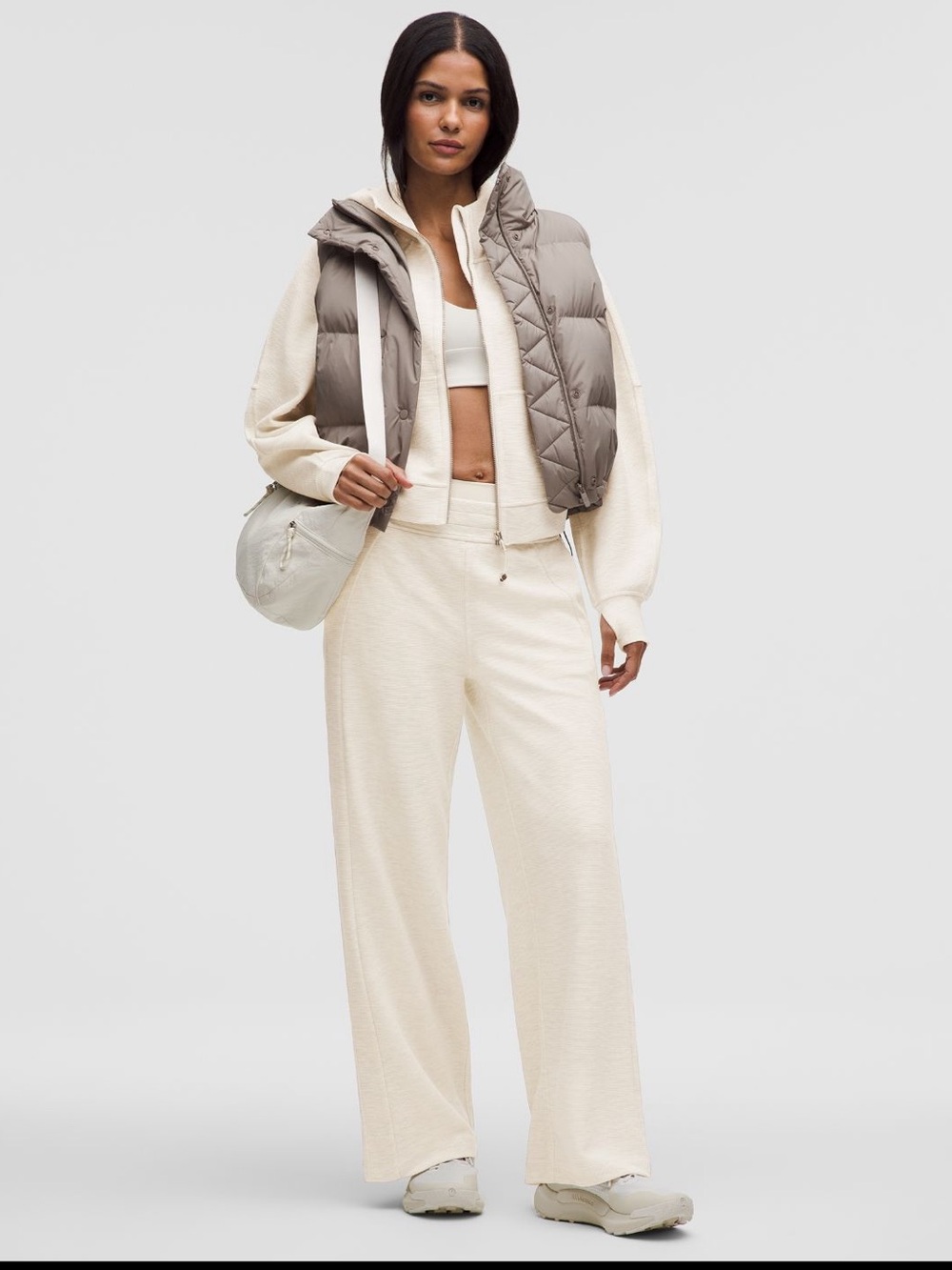 lululemon athletica Scuba Mid-Rise Wide-Leg Pants -Waffle